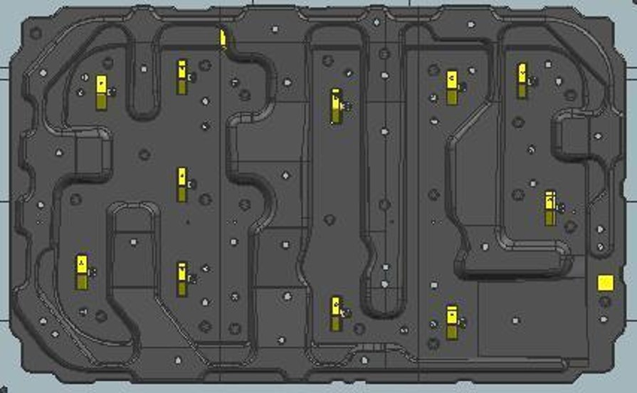 ダイコンポーネントをスタンプするためのコーティング技術の適用