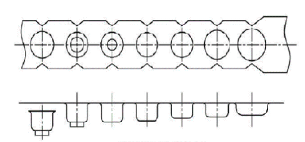 拉伸工序图 拉伸工序图