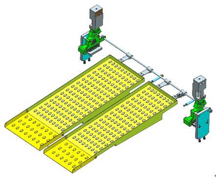プレス金型の自動スクラップ処理