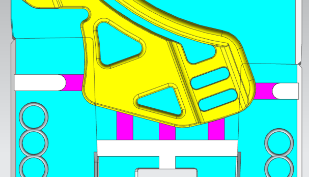 エアコン縦型金型の最適化 